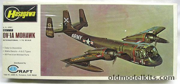 Hasegawa 1/72 Grumman OV-1A Mohawk, JS024 plastic model kit